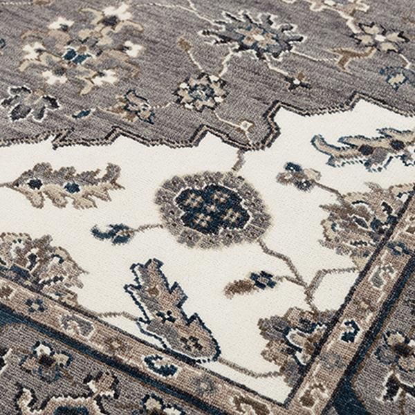 Rizzy Home Historia Gray 8'x10' Rectangular Rug-3