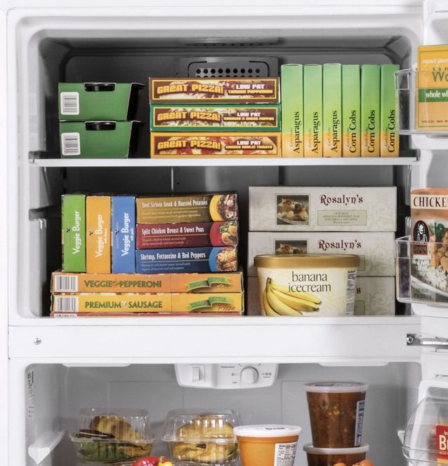 GE® 30 in. 19.2 Cu. Ft. Fingerprint Resistant Stainless Steel Top Freezer Refrigerator-8