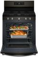 Whirlpool® 30" Black Stainless Steel Freestanding Gas Range with Air Cooking Technology and Steam Clean-4