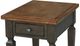 John Thomas Furniture® Home Accents Vista Hickory End Table with Coal Base-1