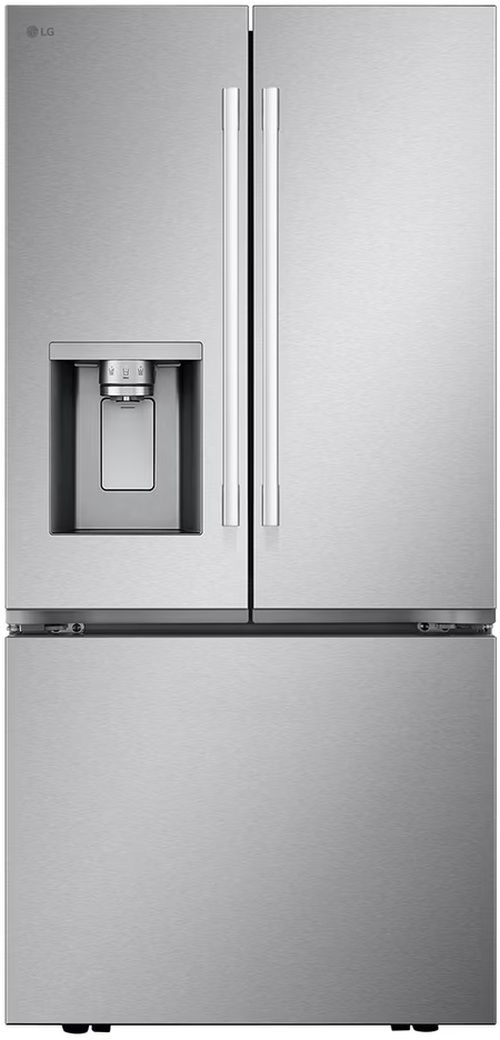 LG 33" 24.5 Cu. Ft. Stainless Steel French Door Refrigerator with Ice & Water Dispenser and Dual Ice Maker-0