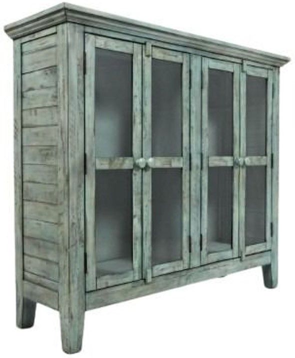 Jofran Inc. Rustic Shores Surfside 4-Door Accent Cabinet-0