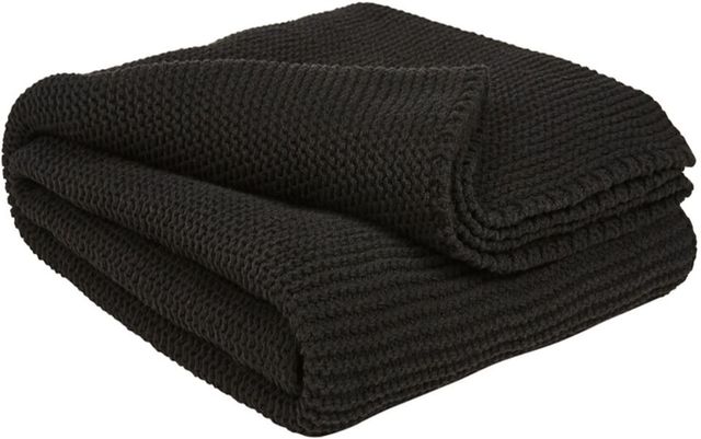 Signature Design by Ashley® Eleta Black Throw Blanket-2