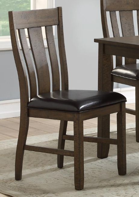 Urban Styles Furniture Kansas City 7-Piece Brown Dining Set-1