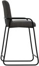 International Furniture Direct Seating Black/Gray 49" Bar Stool-3
