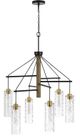 Cal® Lighting & Accessories Williston Antique Brass Chandelier-0
