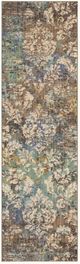 Karastan® Cosmopolitan La Brea Multi-Colored 2' x 8' Rug Runner-0