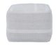 Renwil® Renaud Ivory/Light Grey Pouf-1