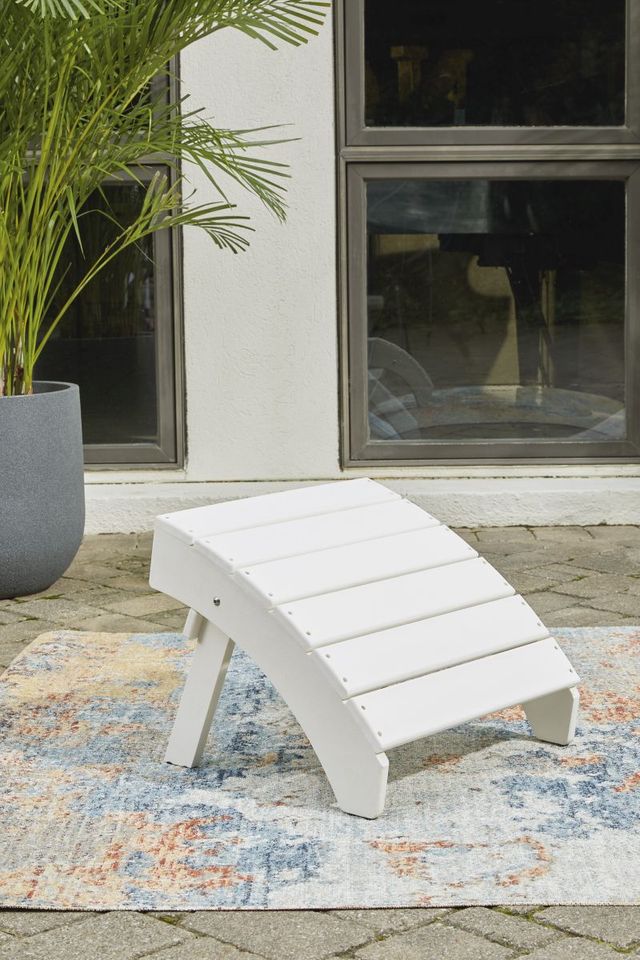 Signature Design by Ashley® Sundown Treasure White Ottoman-2