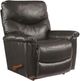 La-Z-Boy® James Charcoal Leather Manual Wall Recliner-0