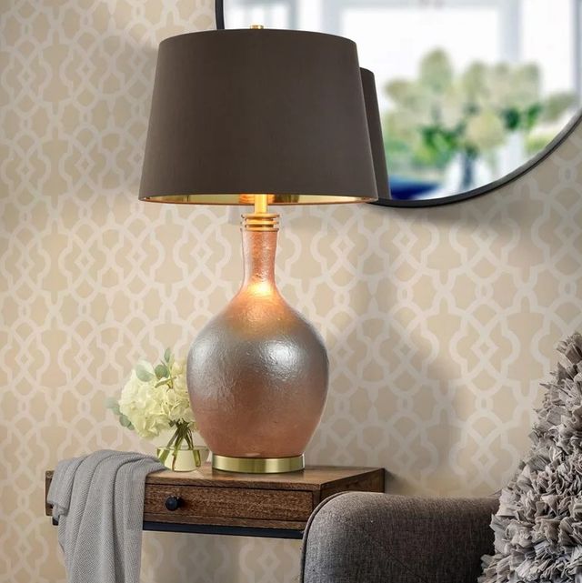 Stylecraft Metallic Rose Gold Ombre Table Lamp-3