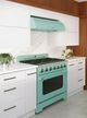 Unique® Appliances Classic Retro 36" Summer Mint Green Under Cabinet Range Hood-1