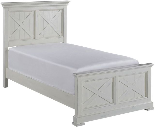 homestyles® Seaside Lodge Off-White Twin Bed-0