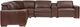 La-Z-Boy® Armitage Cognac Leather Power Reclining Sectional with Custom Layout Options-1