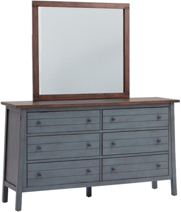 aspenhome® Pinebrook Denim Dresser-1