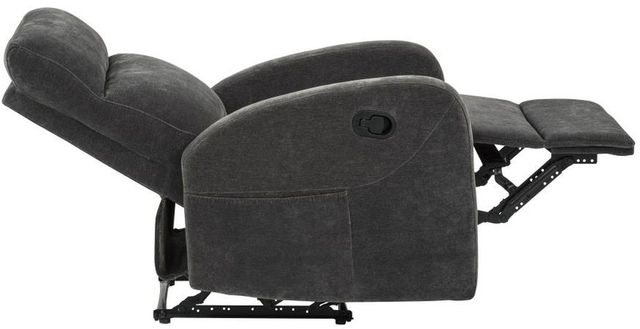 Coaster® Hamilton Charcoal Gray Manual Recliner-1
