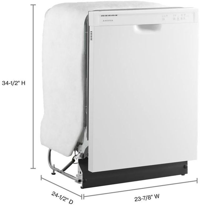 Amana® 4 Piece White Kitchen Package -1