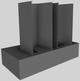 Vent-A-Hood® 42" Gunsmoke Contemporary Wall Mounted Range Hood-5