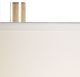 Chelsea House Bubble Glass Clear Column Table Lamp-1