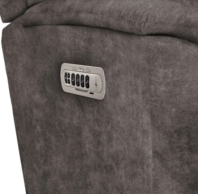 La-Z-Boy® Redwood Slate Power Rocking Recliner with Headrest and Lumbar-2