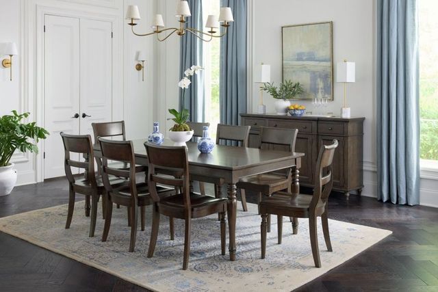aspenhome® Cambridge Cracked Pepper Extendable Dining Table-3