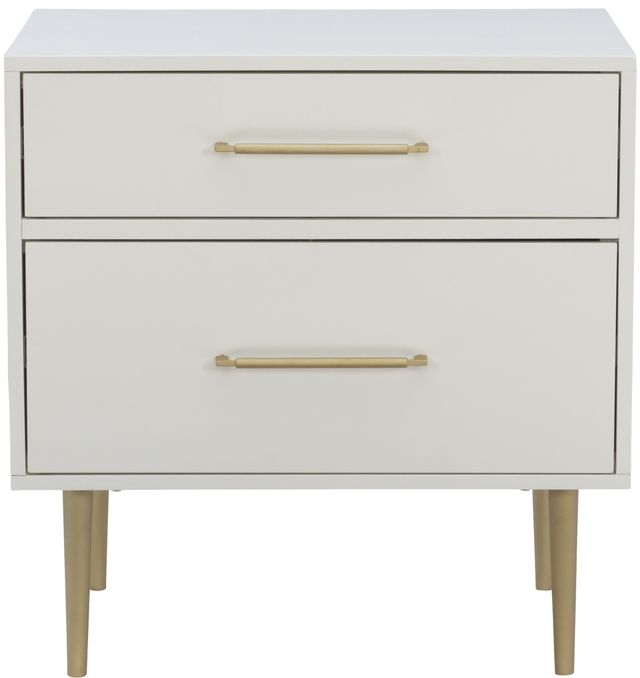 Linon Gwyneth White Nightstand-2