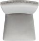 Elements International Francesca Gray Upholstered Dining Side Chair-4