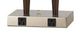 Cal® Lighting & Accessories Brushed Steel/Espresso/White Desk Lamp-1