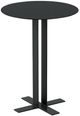 Korson Furniture Loft Black Powder Side Table-0