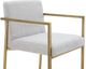 VIG Furniture Modrest Burnham Brass/Light Gray Counter Stool-3