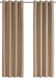 Monarch Specialties Inc. 2-Piece Brown 52" x 95" Solid Blackout Curtain Panel Set-0