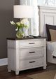aspenhome® Caraway Aged Ivory 2-Drawer Nightstand-1