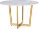 TOV Furniture Maxim White Marble Dining Table-3