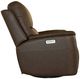 Flexsteel® Henry Burnt Umber Power Swivel Gliding Recliner-4