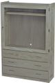Crate Designs™ Furniture Storm TV Wall Unit with Locking Door-0