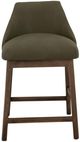 International Furniture Direct Mezquite Brown/Green Barstool-1