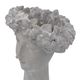 A & B Home Gray Head Wreath Vase-2