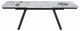 ACME Furniture Damita White Dining Table with Black Base-4