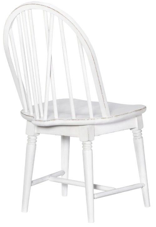 Legacy Classic Vintage Market Picket Fence Windsor V-Shape Dining Side Chair-3
