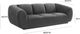 TOV Furniture Emmet Grey Velvet Sofa-4