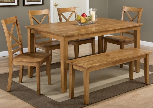 Jofran Inc. Simplicity Honey Rectangle Dining Table-1