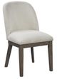 Bernards Trilogy Cocoa/Ivory Upholstered Side Chair-0