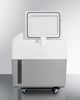 Accucold® 22" 1.0 Cu. Ft. Gray Portable Refrigerator/Freezer with Lock-3