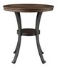 Powell® Franklin Brown Pub Table with Black Base-3