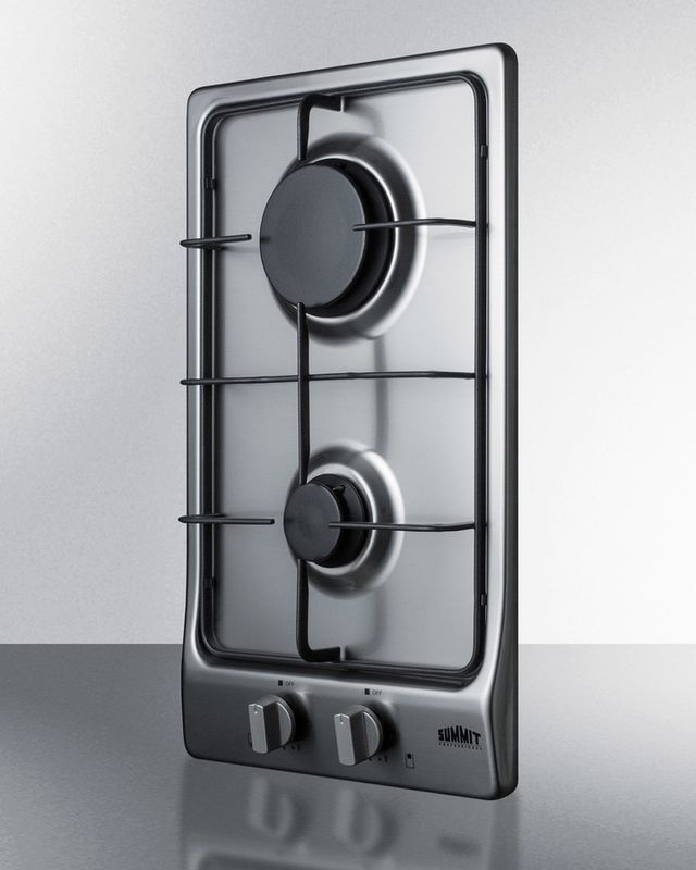 Summit® 12" Stainless Steel Gas Cooktop-1
