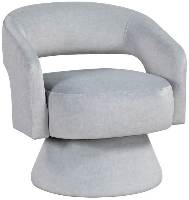 Homelegance® Lavon Gray Swivel Chair-0