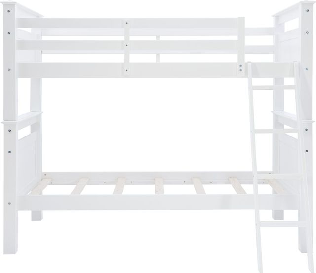 Powell® Dixon White Twin Bunk Bed-1