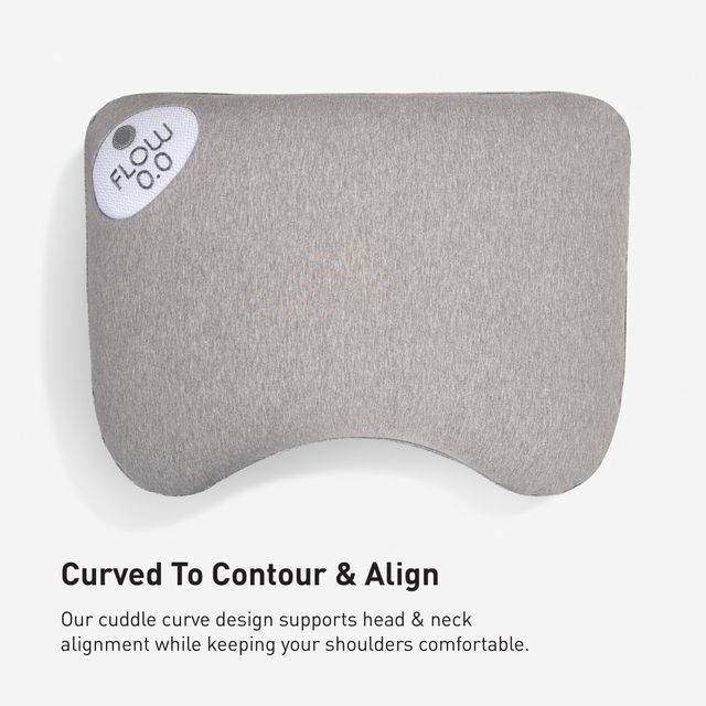 BEDGEAR® Flow Cuddle Curve 0.0 Medium Soft Standard Pillow-3