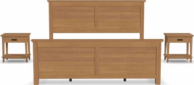 homestyles® Oak Park 3-Piece Brown King Panel Bedroom Set-0