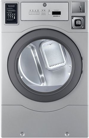 Crossover 2.0 7.0 Cu. Ft. Silver Commercial Gas Dryer